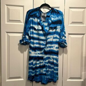 Young, Fabulous & Broke (YFB) Shorts Romper, Size Large